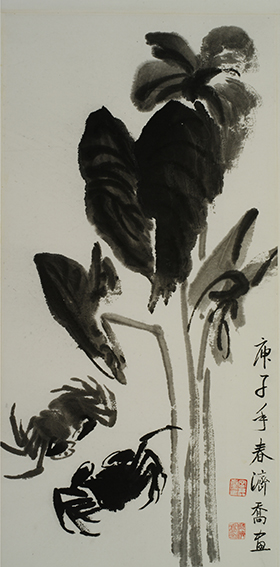 作品3 何济乔花鸟